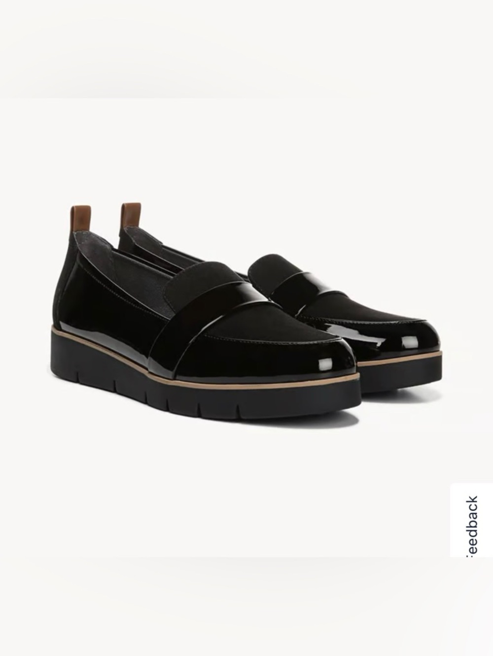 Dr. Scholl's Black Patent Leather Loafers